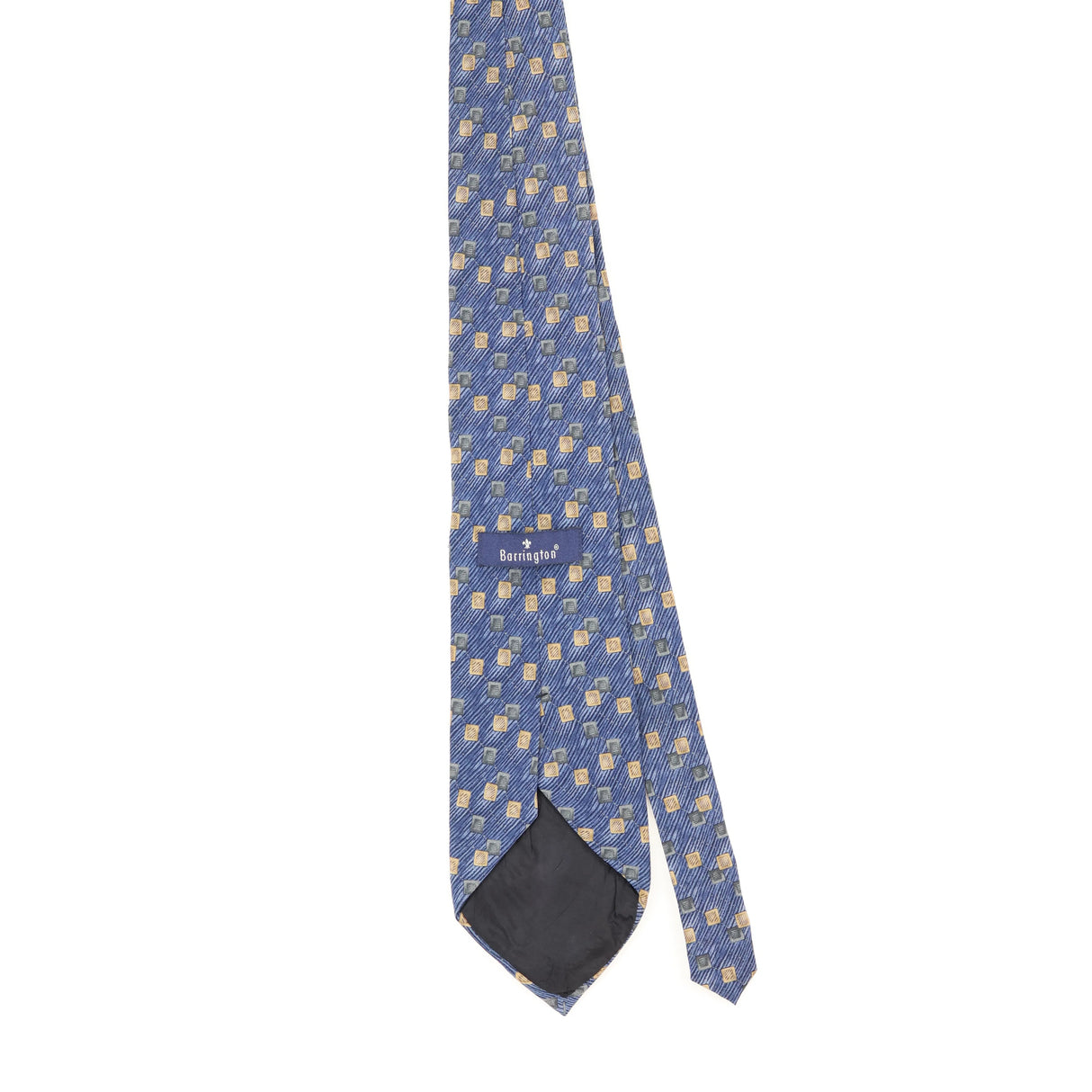 Back Back of Vintage 1990's Geometric Patterned Tie