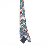 Back Back of Vintage 1990's Postcard Abstract Patterned Tie