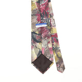 Back Detail of Vintage 1990's Oscar De La Renta Abstract Patterned Tie