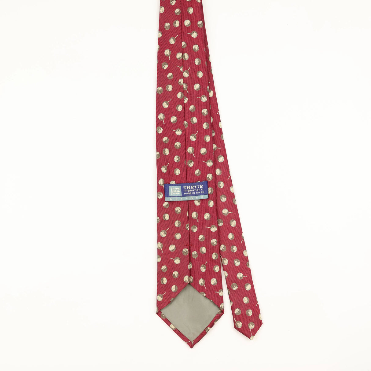Back of Vintage 1990's Geometric Patterned Tie