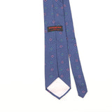 Back Detail of Vintage 1990's Yves Saint Laurent Geometric Patterned Tie
