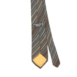Back Back Detail of Vintage 1980's Christian Dior Striped Patterned Tie