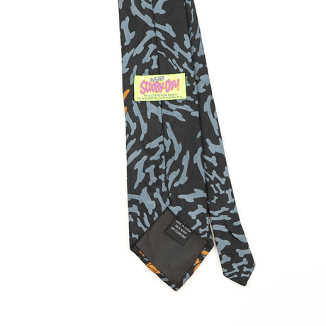 Back Back Detail of Vintage 1990's Scooby Doo Cartoon Patterned Tie