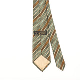 Back Detail of Vintage 1980's Striped Patterned Tie