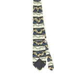 Back Back of Vintage 1990's Geometric Patterned Tie
