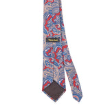 Back Back Detail of Vintage 1990's Paisley Patterned Tie
