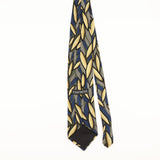 Back of Vintage Geometric Patterned Tie