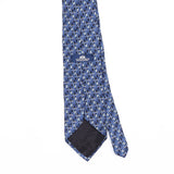 Back Back Detail of Vintage 1990's Stafford Squares Geometric Patterned Tie