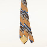 Back of Vintage 1980's Striped Patterned Tie