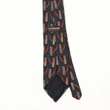 Back Back Detail of Vintage 1990's Geometric Patterned Tie