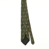Back Back of Vintage 1990's Bill Blass Geometric Patterned Tie