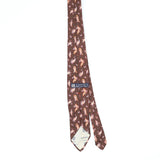 Back Back of Vintage 1980's Lanvin Paisley Patterned Tie