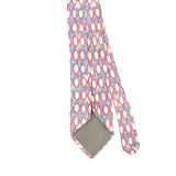 Back Detail of Vintage 1990's Geometric Patterned Tie