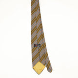 Back Back of Vintage 1980's Striped Patterned Tie
