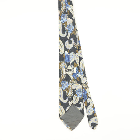Back of Vintage 1990's Paisley Patterned Tie