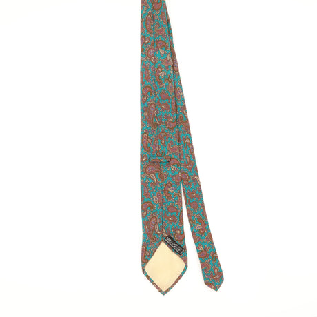 Back of Vintage 1990's Paisley Patterned Tie