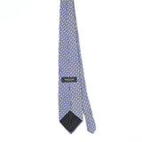 Back Back of Vintage 1990's Van Heusen Foulard Geometric Patterned Tie