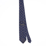 Back Back of Vintage Jos. A. Bank Crown Geometric Patterned Tie