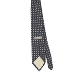 Back Back of Vintage 1990's Robert Talbott Flowers Geometric Patterned Tie