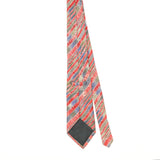 Back of Vintage 1990's Oleg Cassini Striped Patterned Tie