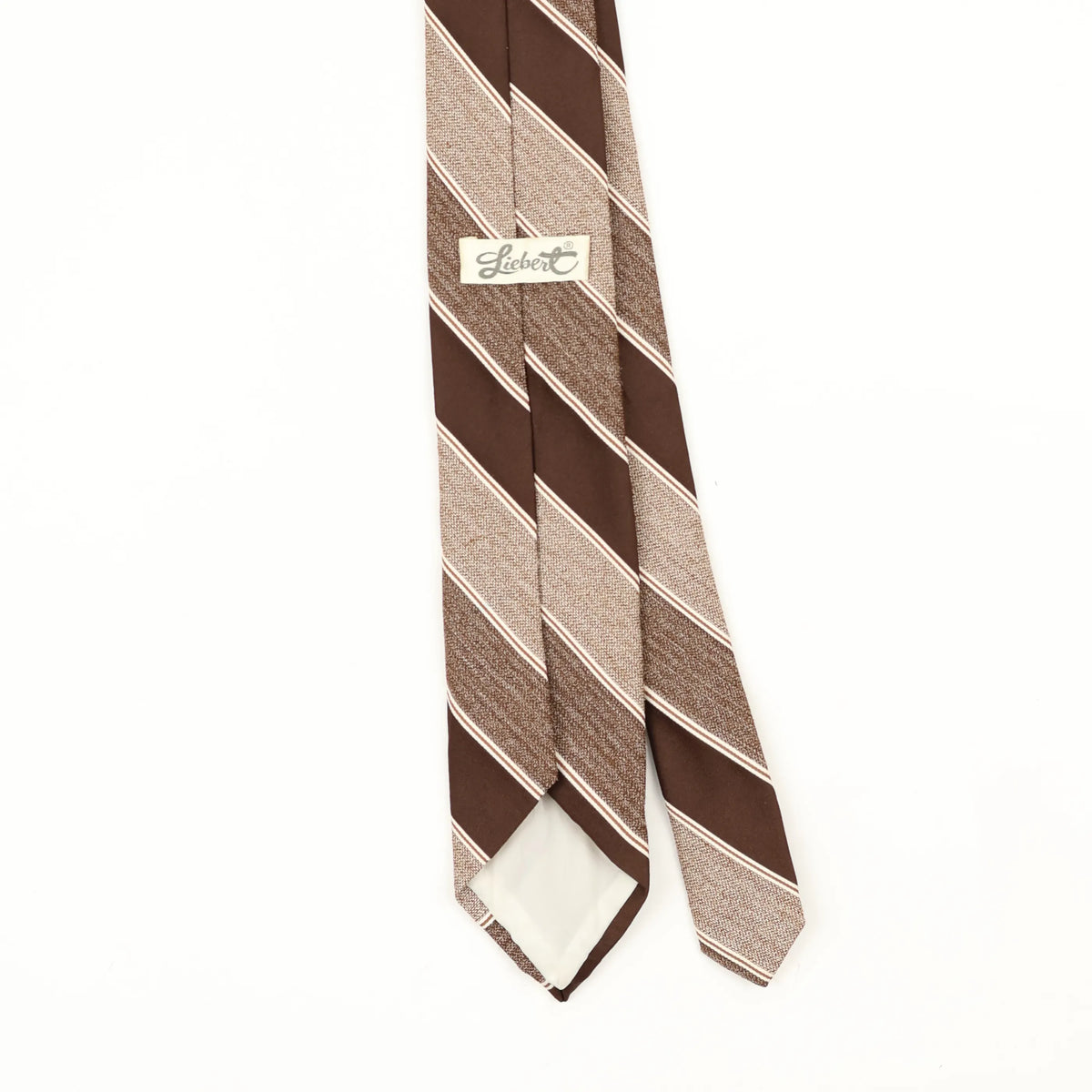 Back Back Detail of Vintage 1990's Striped Patterned Tie