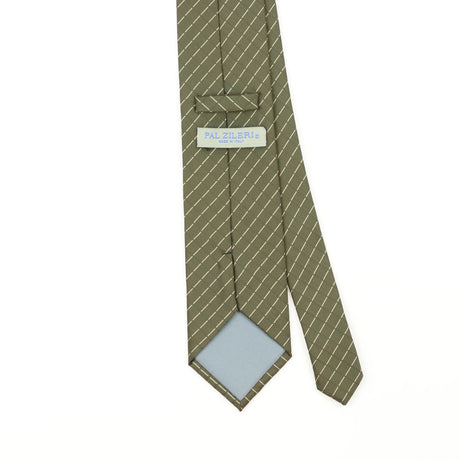 Back Back Detail of Vintage 1990's Pal Zileri Striped Patterned Tie