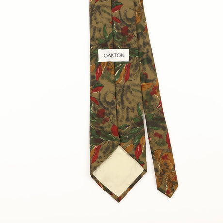 Back Detail of Vintage 1990's Floral Patterned Tie