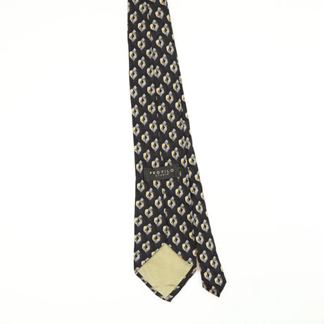 Back Back of Vintage 1990's Geometric Patterned Tie