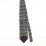 Back of Vintage 1990's Zylos Geometric Patterned Tie