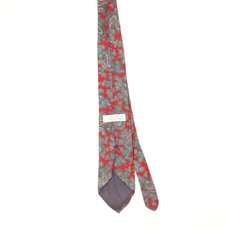 Back of Vintage 1990's Paisley Patterned Tie