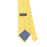 Back Detail of Vintage 1990's Jaeger Geometric Patterned Tie