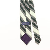 Back Detail of Vintage 1980's J. C. Penney Repp Striped Patterned Tie