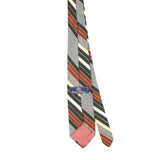 Back of Vintage 1980's Striped Patterned Tie