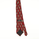 Back of Vintage Bill Blass Geometric Patterned Tie