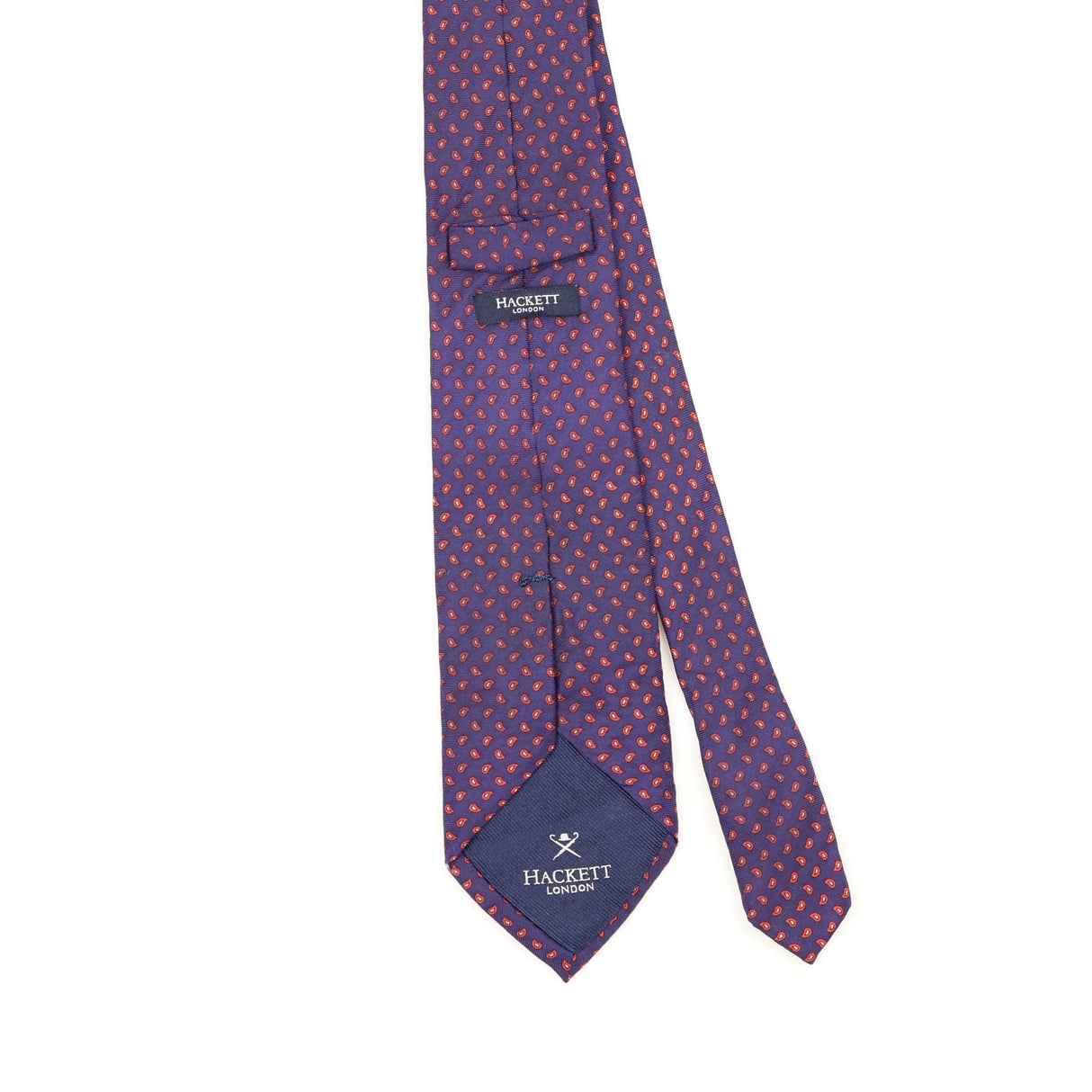 Back Back Detail of Vintage Paisley Patterned Tie