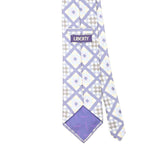 Back Back Detail of Vintage Liberty of London Geometric Patterned Tie