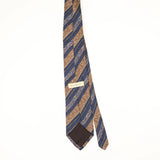 Back Back of Vintage 1990's Bill Blass Striped Patterned Tie