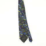 Back Back of Vintage 1990's Kōlte Geometric Patterned Tie