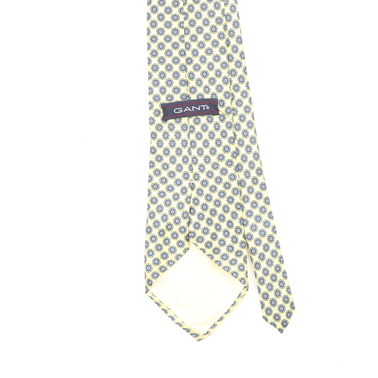 Back Back Detail of Vintage 1990's Gant Geometric Patterned Tie