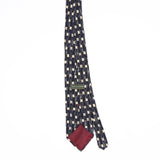 Back Back of Vintage 1990's Croft & Barrow Geometric Patterned Tie
