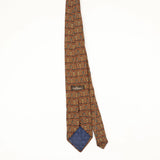 Back Back of Vintage 1990's Valentino Geometric Patterned Tie