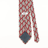 Back Detail of Vintage 1990's Isaco Geometric Patterned Tie