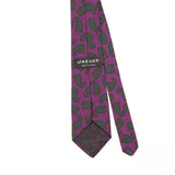 Back Detail of Vintage 1990's Jaeger Paisley Patterned Tie