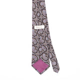 Back Back Detail of Vintage 1990's Paisley Patterned Tie