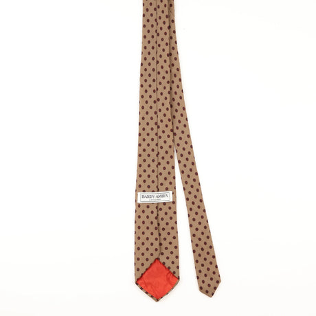 Back of Vintage Hardy Amies Geometric Patterned Tie