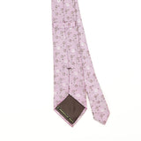 Back Back Detail of Vintage 1990's Ermenegildo Zegna Floral Patterned Tie