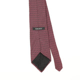 Back Back Detail of Vintage Dkny Geometric Patterned Tie