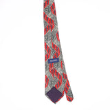 Back Back of Vintage 1990's Paisley Patterned Tie