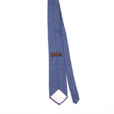 Back of Vintage 1990's Yves Saint Laurent Geometric Patterned Tie