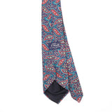 Back Back Detail of Vintage 1990's Paisley Patterned Tie